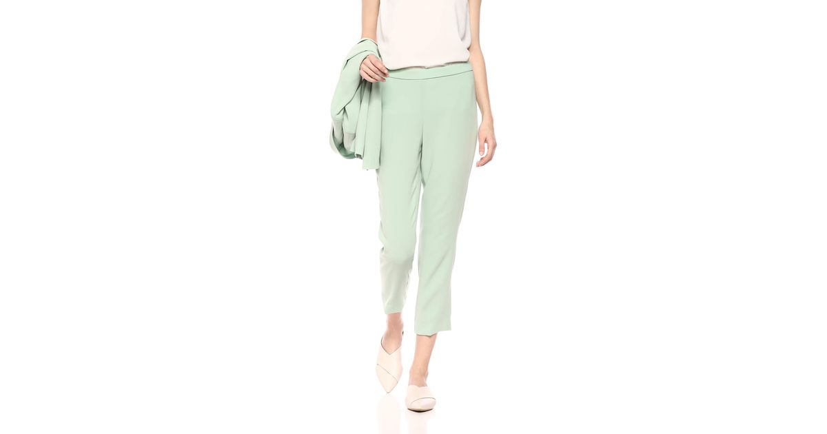 green pull on pants