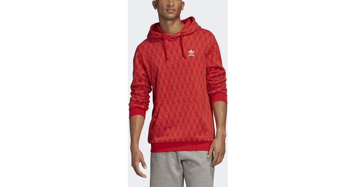 adidas all over print hoodie