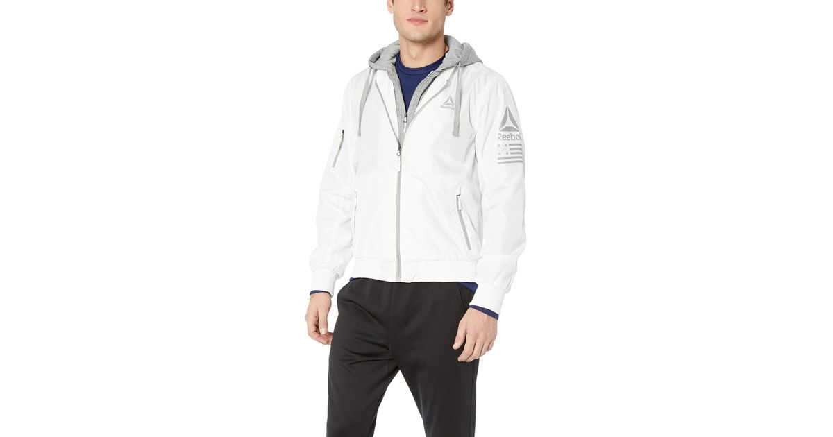 reebok men's softshell active jacket