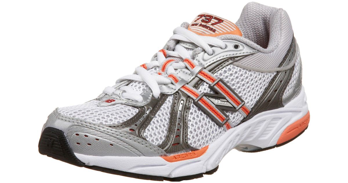 New Balance Rubber 737 V1 Cross Country Running Shoe in White/Coral (White) | Lyst