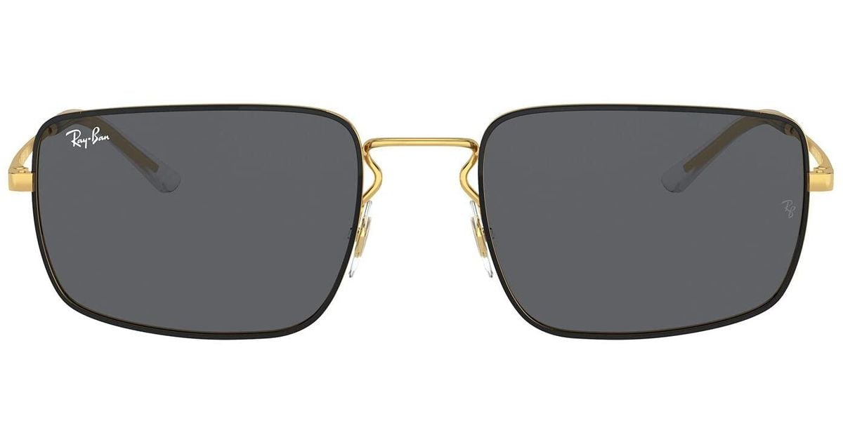 RayBan Rb3669f Low Bridge Fit Rectangular Sunglasses Save 50 Lyst