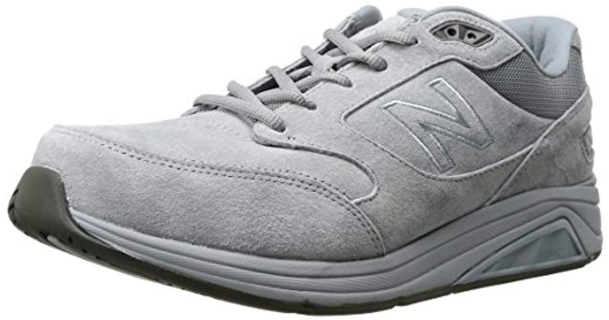 New Balance Leather 928 Trainers in Grey/White (Gray) for Men - Lyst