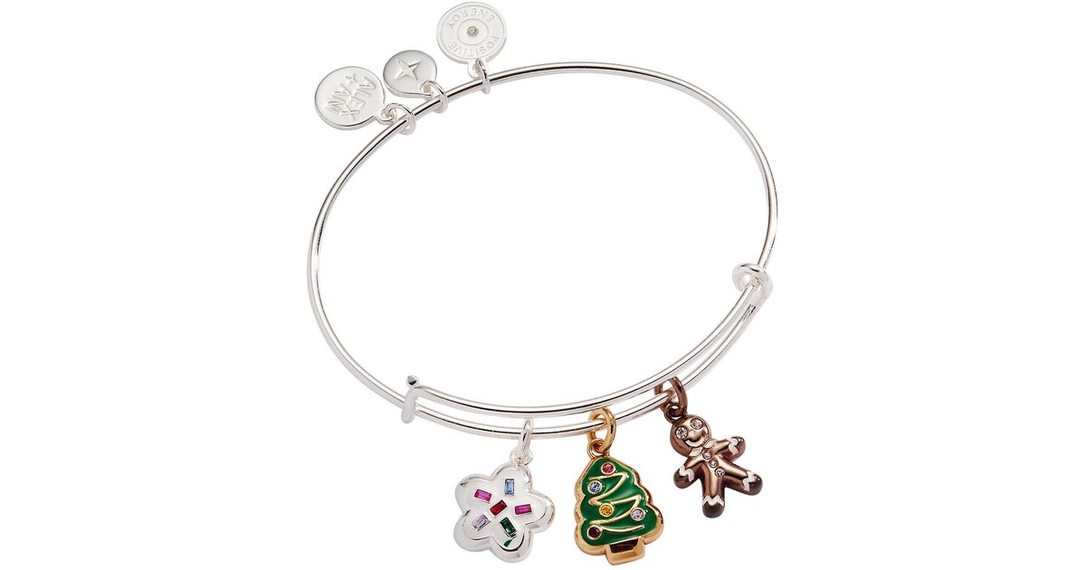 ALEX AND ANI Holiday Christmas Cookies Bangle in Metallic Lyst