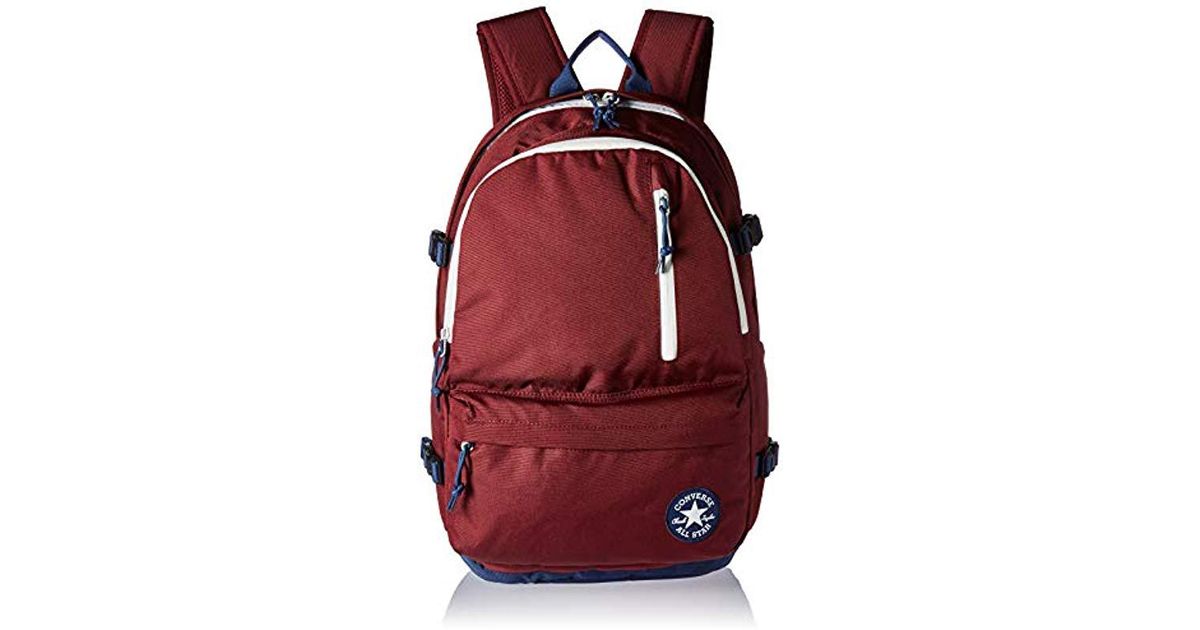 converse backpack burgundy