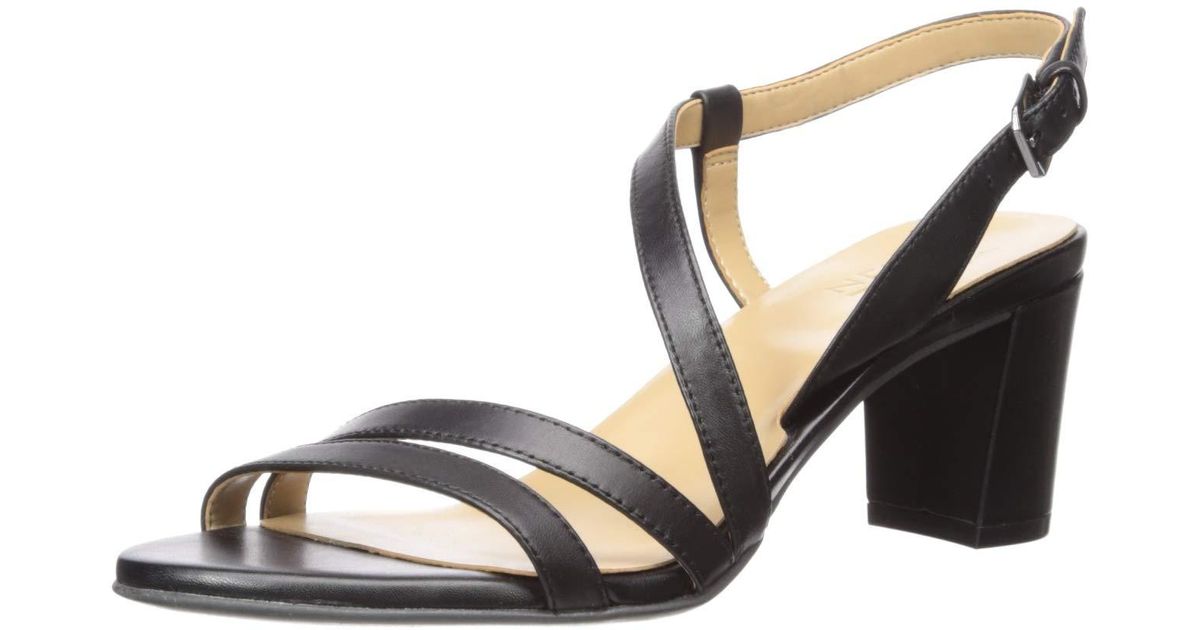 Naturalizer Vanessa Heeled Sandal in Black Lyst
