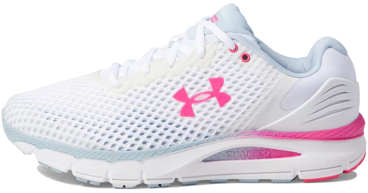 Under Armour Rubber Charged Intake 5 Running Shoe in White | Lyst
