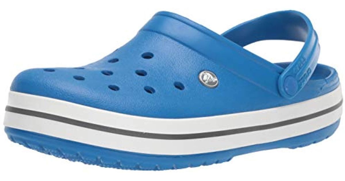 bright blue crocs