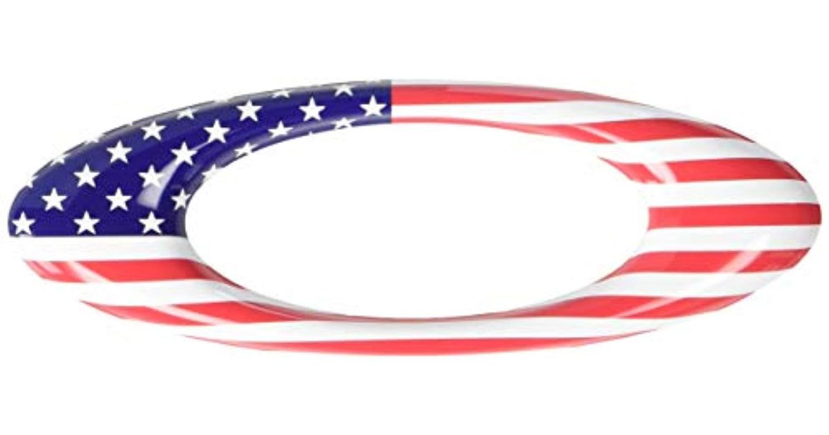Oakley Unisexadult Usa Flag O Sticker Replacement Lenses, Usa, 0 Mm