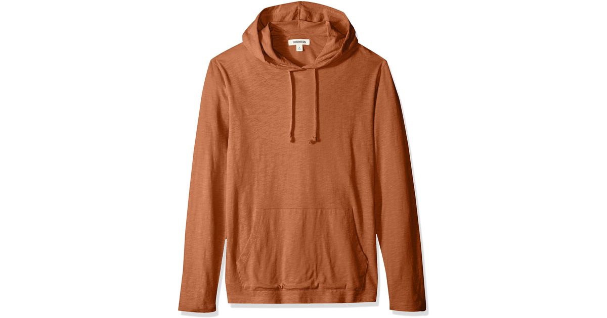 Goodthreads Mens Lightweight Slub T-Shirt Hoodie Brand