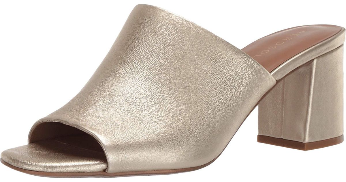 aerosoles metallic sandals