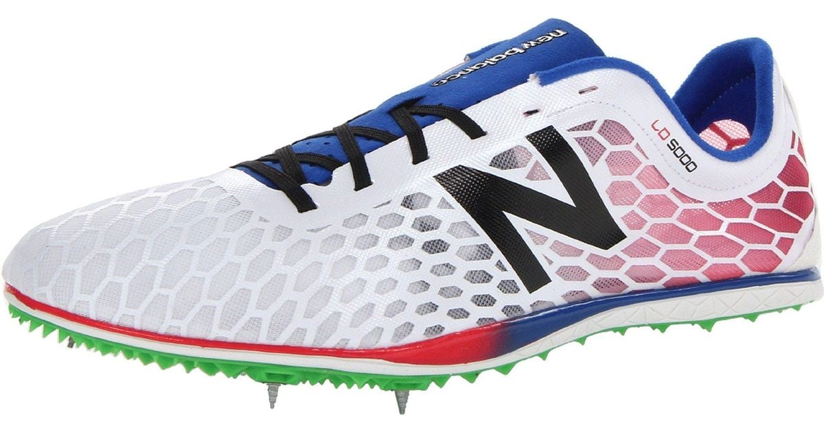 New Balance Long Distance 5000 V1 Running Shoe in White/Blue (Blue) for