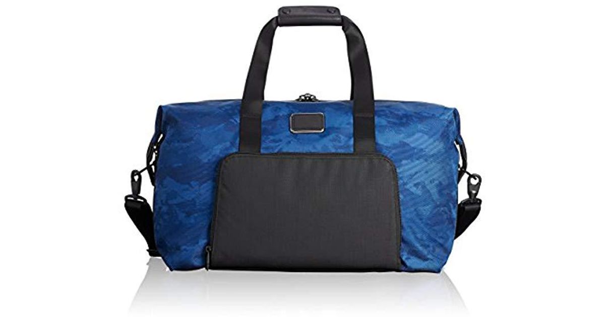 Tumi Alpha Double Expansion Travel Satchel Duffle Bag For And in Blue  for Men Lyst
