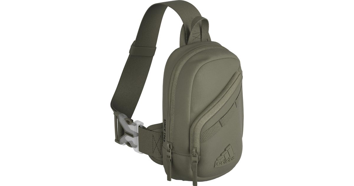 adidas s Prime Mini Sling Crossbody Bag in Green Lyst