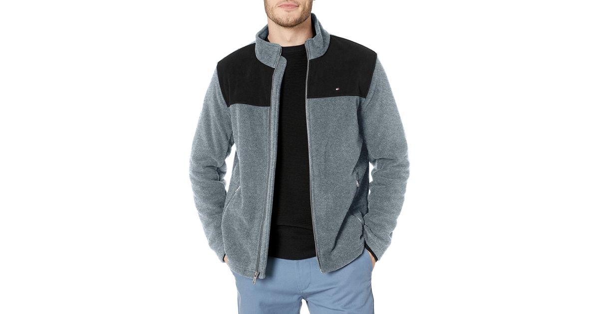 Tommy Hilfiger Classic Zip Front Polar Fleece Jacket for Men - Lyst