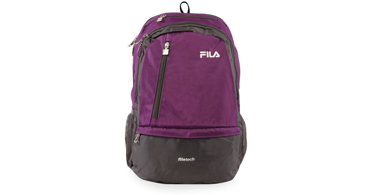 fila backpack womens purple