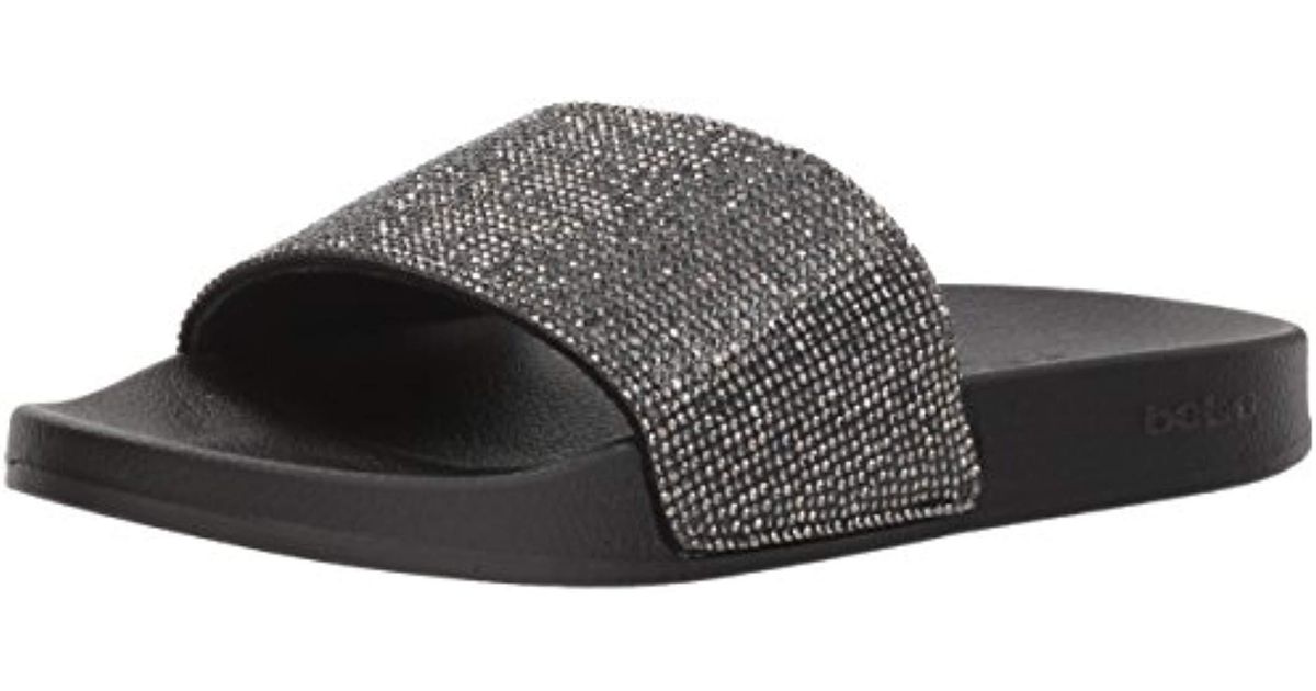 bebe slide sandals