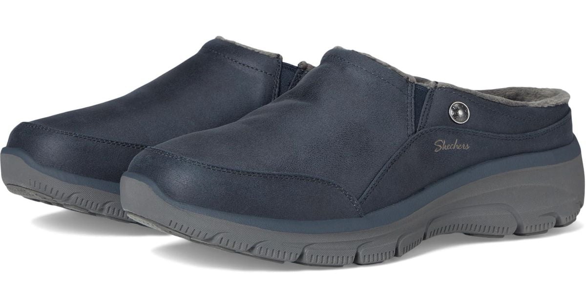 Skechers Easy Going latte 2 Mule in Blue Lyst