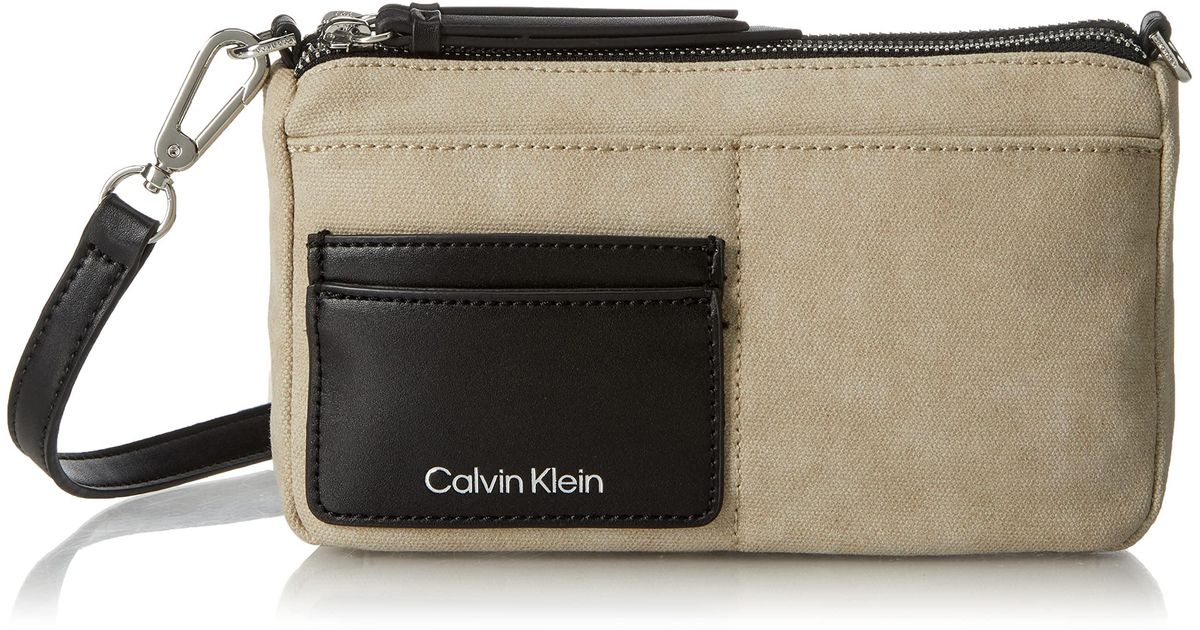 Calvin Klein Leather-trim Monogram Belt Bag In Black Lyst, 58% OFF
