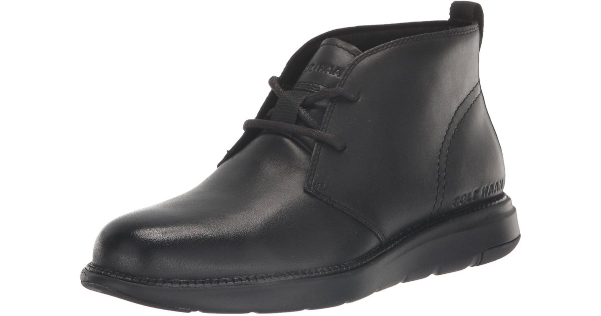 Cole Haan Grand Atlantic Chukka Boot in Black for Men Lyst