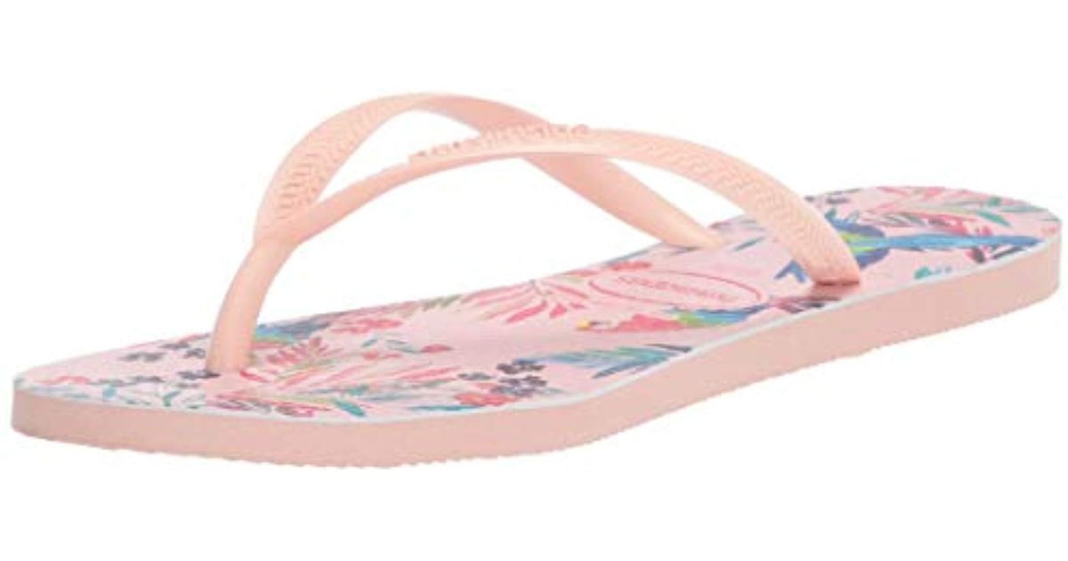 havaianas slim tropical ballet rose