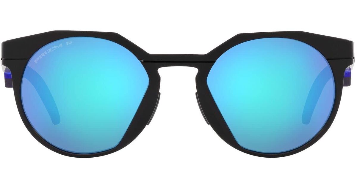 Oakley Oo9242a Hstn Low Bridge Fit Round Sunglasses in Blue for Men Lyst