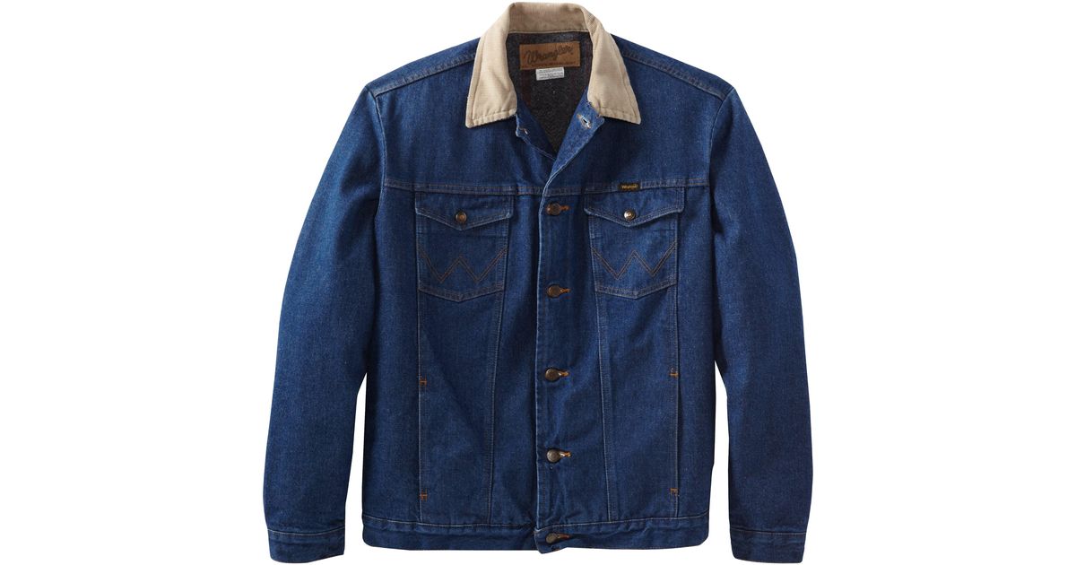 wrangler jean jacket big and tall
