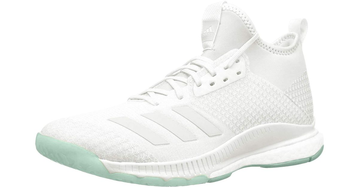 adidas Rubber Crazyflight X 2 Mid Volleyball Shoe in White | Lyst