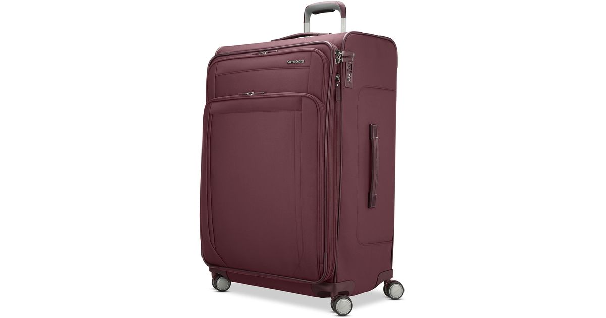 Samsonite Lineate Dlx Softside Expandable Luggage With Spinner Wheels in Purple Lyst
