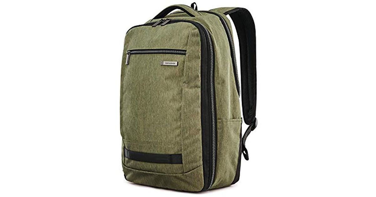 samsonite green backpack