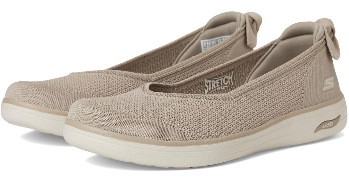 Skechers On-The-Go Arch Fit Inspire Ballerina W/ Bow Flat Shoes