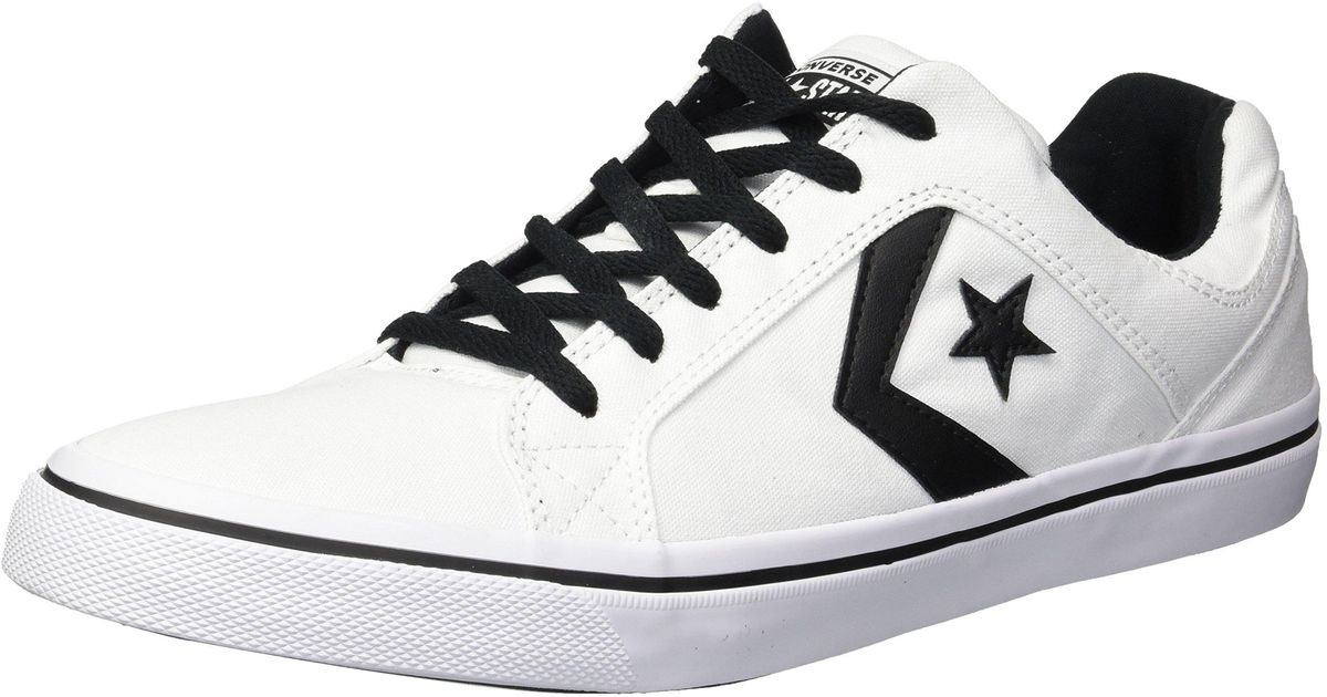 Converse El Distrito Canvas Low Top Sneaker in White for Men | Lyst