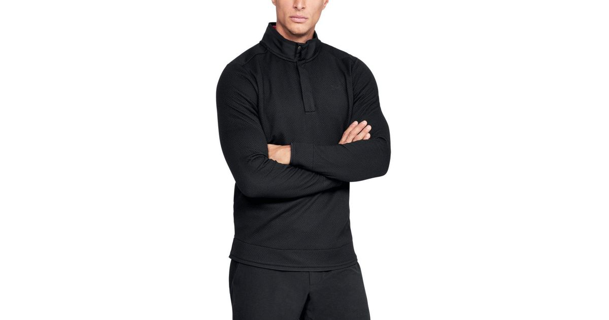 Ua storm sweaterfleece snap mock 2025