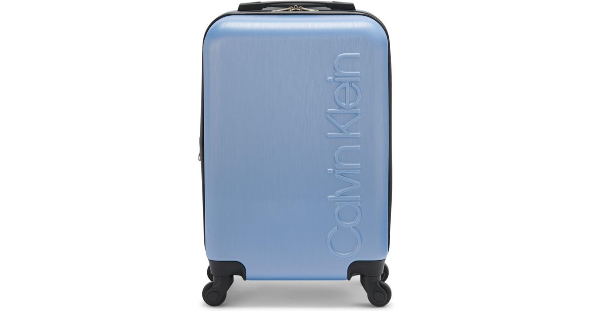 Calvin Klein Hard Side Upright Luggage Spinner Carry On Suitcase in