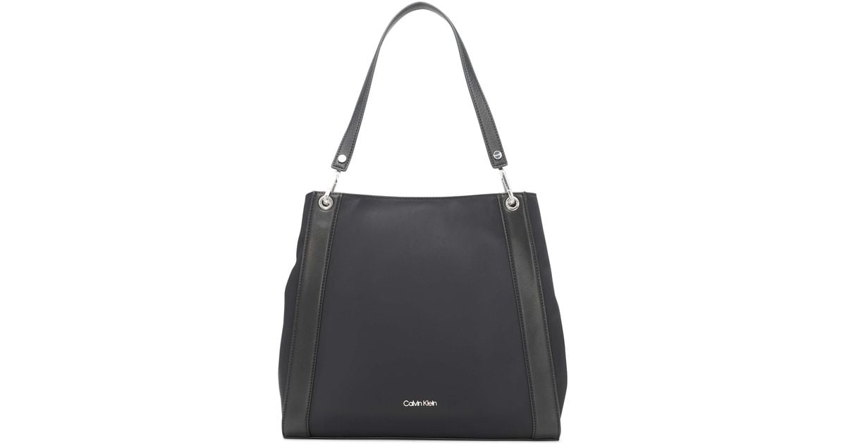 Calvin Klein Reyna Novelty Large Triple Compartment Shoulder Bag in