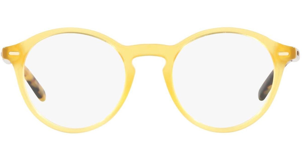 Polo Ralph Lauren Ph2246 Round Prescription Eyewear Frames in Black for