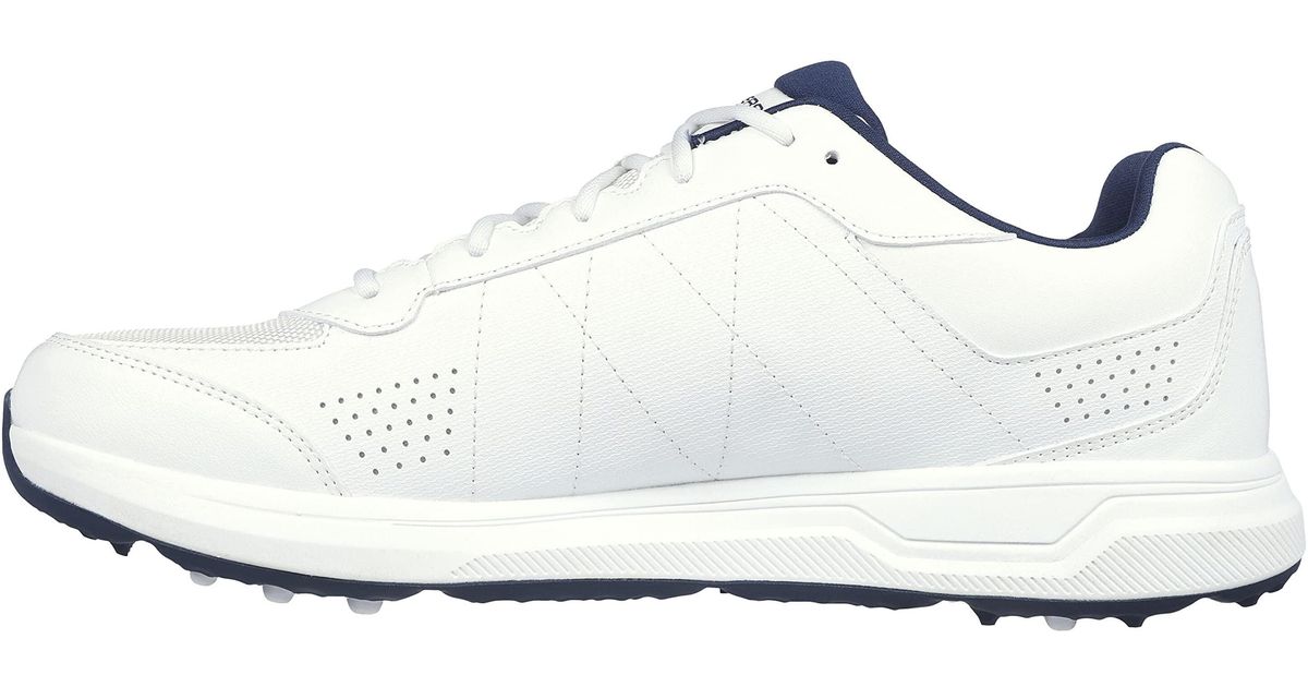 Skechers Go Prime Relaxed Fit Spikeless Golf Shoe Sneaker in White for