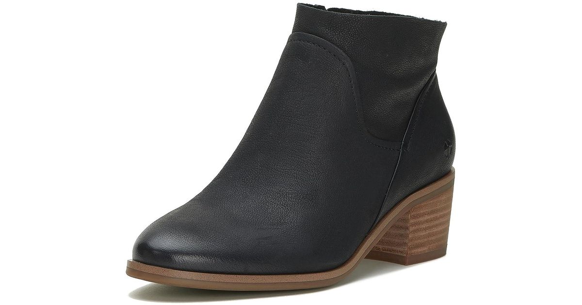 Lucky Brand Claral Bootie Ankle Boot In Black Lyst