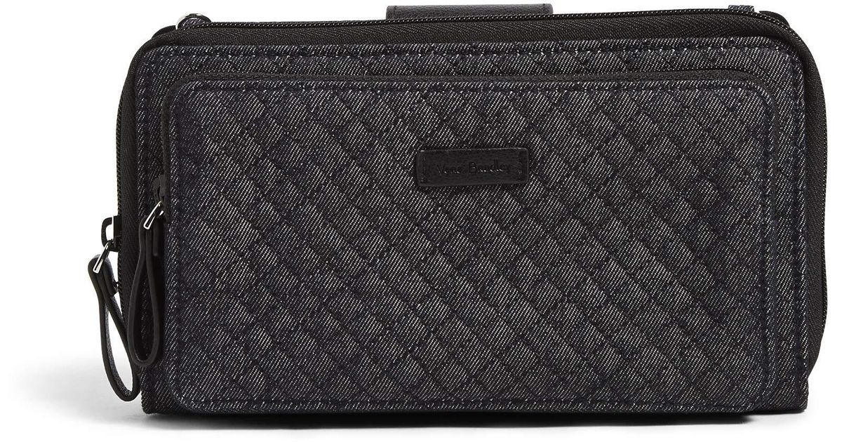 Vera Bradley Denim Deluxe All Together Crossbody Purse With Rfid