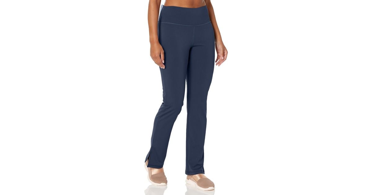 Jockey Rib Flare Pant in Blue Lyst