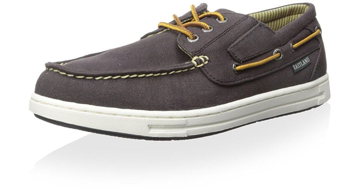 Eastland Adventure Canvas Boat Shoe in White Lyst