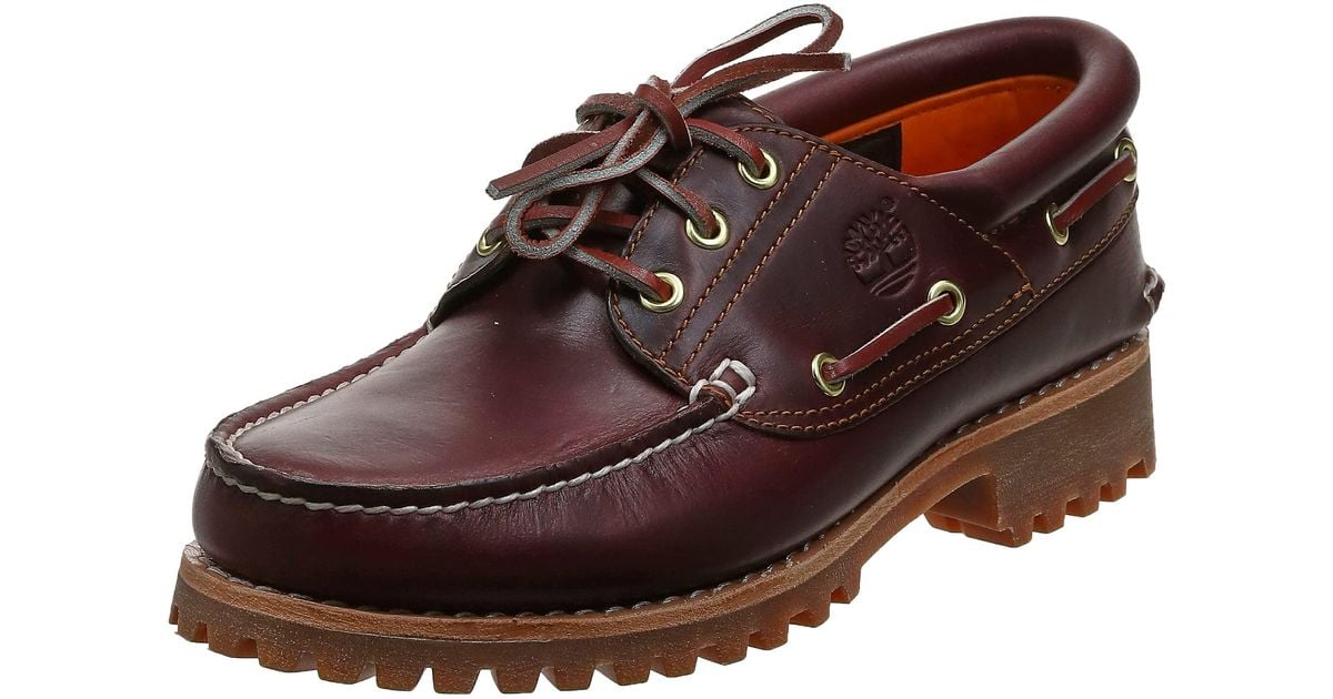 Timberland Leather Traditional Handsewn 3-eyelet Classic Lug for Men - Lyst