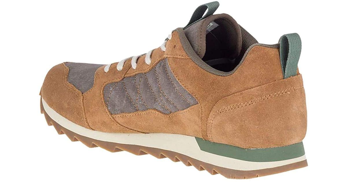 merrell alpine sneaker tobacco