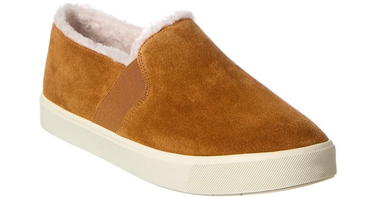 vince blair shearling sneaker