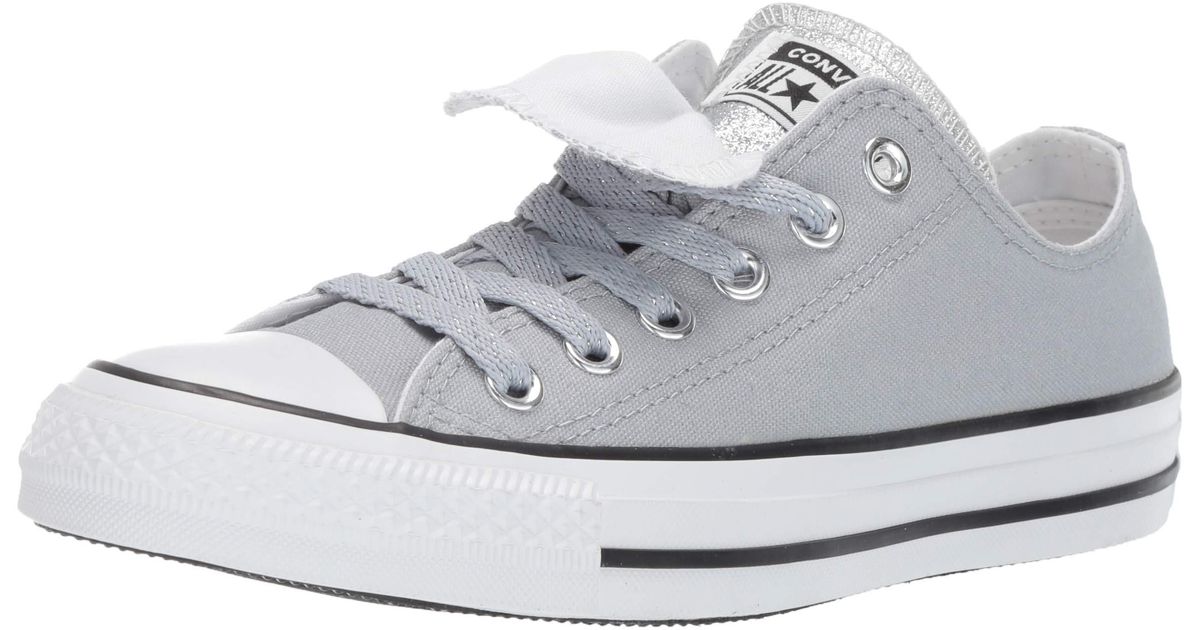 bandage overførsel Outlook Converse Chuck Taylor All Star Double Tongue Glitter Low Top Sneaker | Lyst