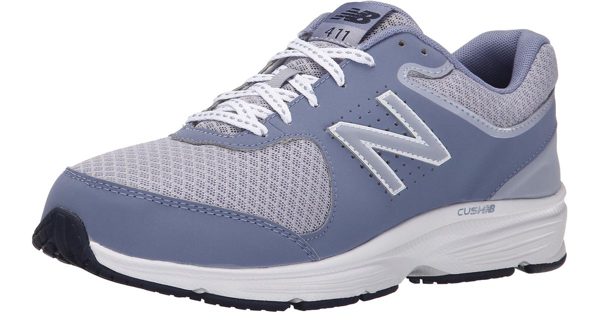 New Balance 411 V2 Laceup Walking Shoe in Grey (Gray) Lyst