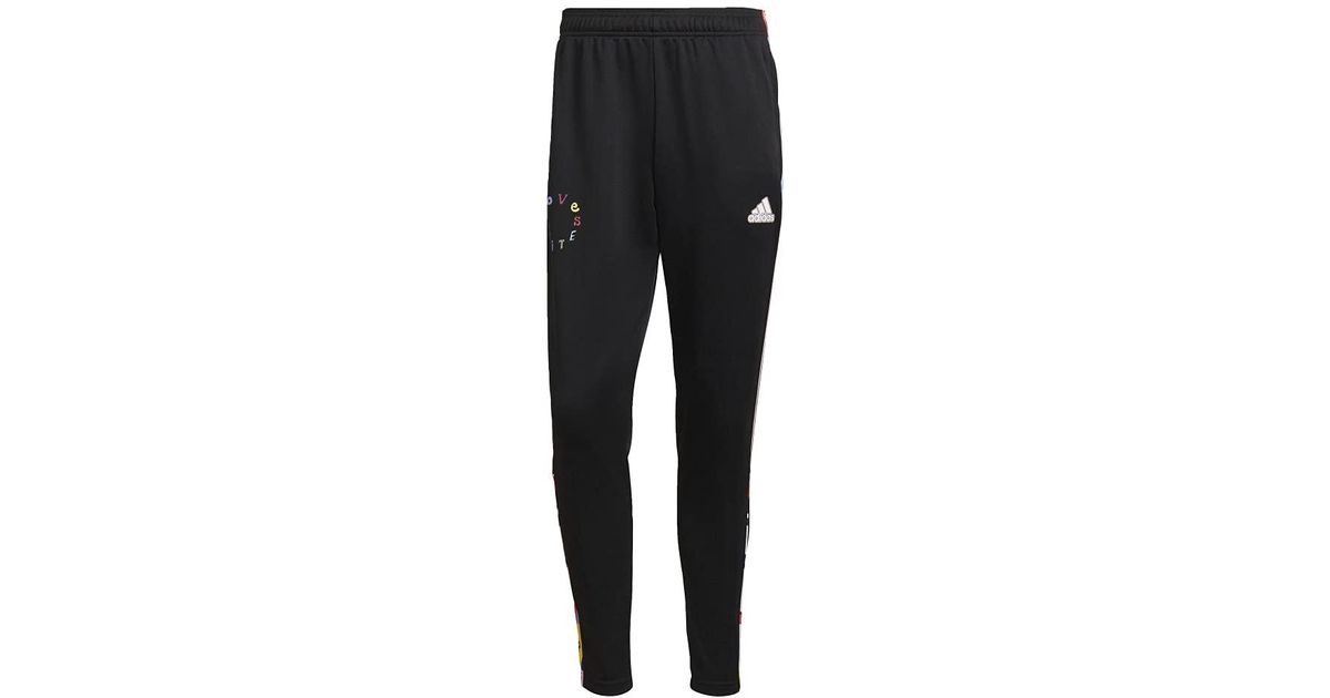 adidas Love Unites Tiro Track Pant in Black for Men | Lyst