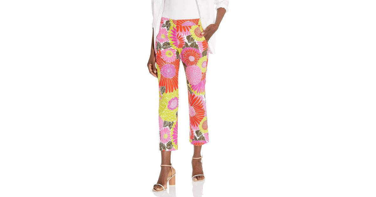 Trina Turk Floral Printed Pants | Lyst