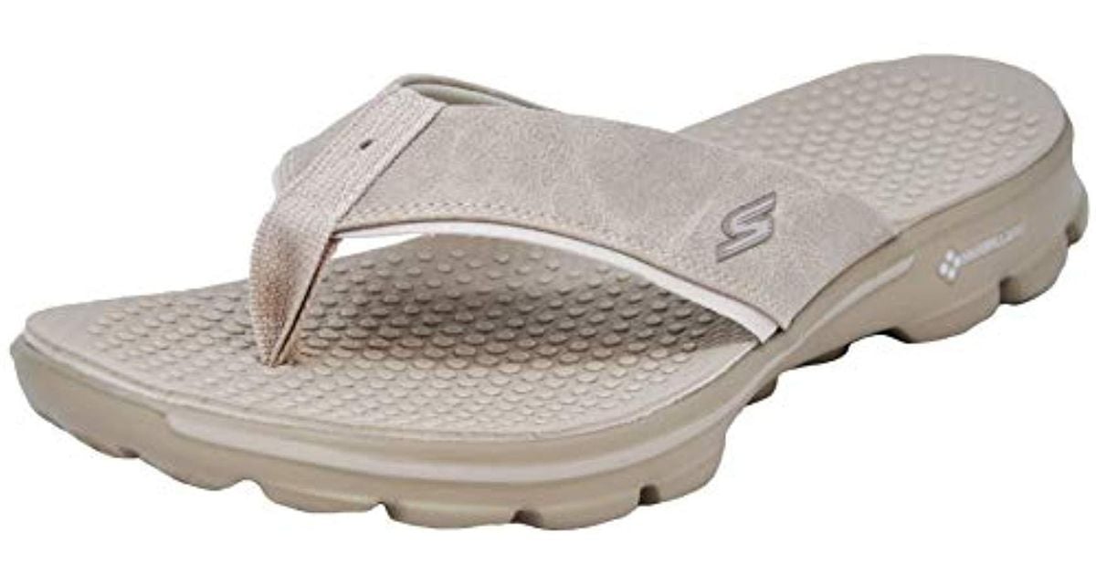 skechers go walk flip flops