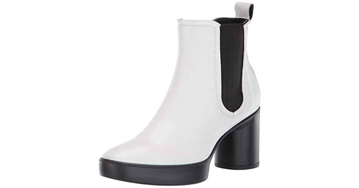 ecco white boots