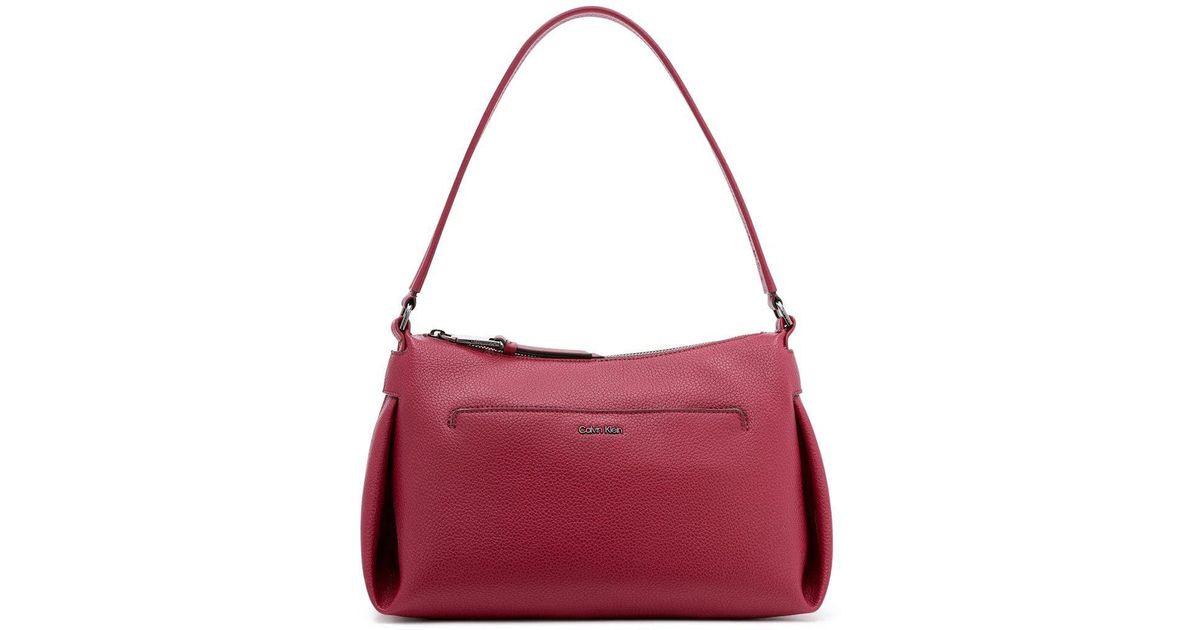 Calvin Klein Lee Shoulder Bag in Red Lyst